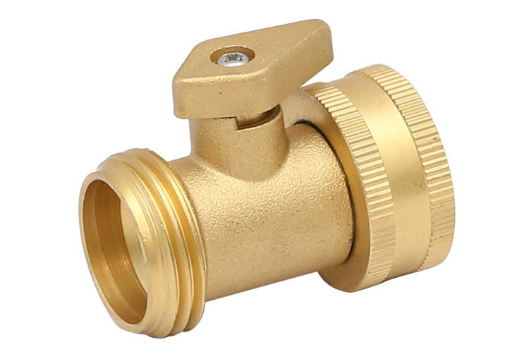 mosadz shut-off valve with copper handle made in China