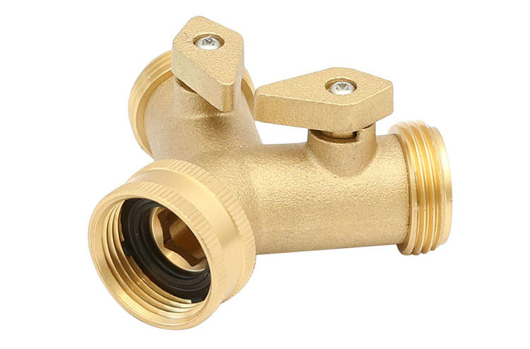 mosadz 2 Way Garden Hose Connector made in China