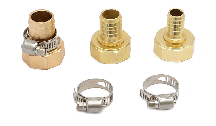 Female Aluminum Hose Coupling With Stainless Steel Clamp made in China